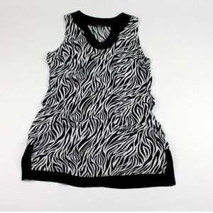 Sleeveless animal print mini Dress